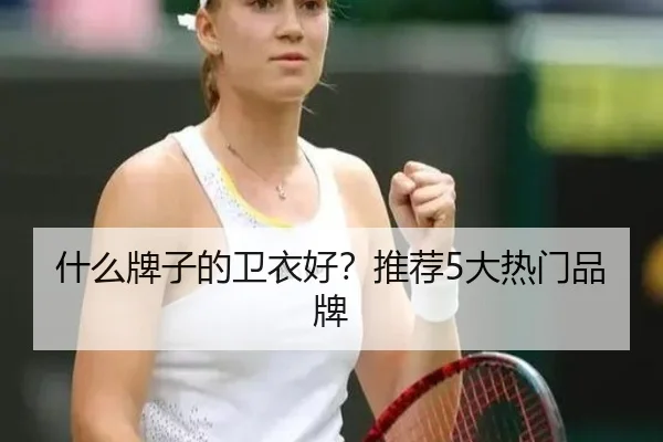 什么牌子的卫衣好？推荐5大热门品牌